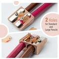 thumbnail image 3 of Mr. Pen- Handheld Metal Pencil Sharpener with 2 Holes, 6 Pack, Rose Gold, Colored Pencil Sharpener, 3 of 5