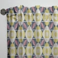 thumbnail image 3 of Designart 'Retro Pattern With mosaic style' Mid-Century Modern Curtain Panel, 3 of 5