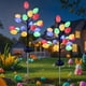 thumbnail image 4 of Decoración solar de Pascua para exteriores, luces LED de calle con forma de huevo de Pascua y estacas de acero inoxidable, 2 modos de iluminación, impermeables, para decoración de jardín., 4 of 7