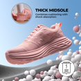 thumbnail image 2 of Zapatillas para caminar de mujer NORTIV 8 rosa talla 9.5 con amortiguación, 2 of 9