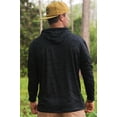 thumbnail image 2 of Burlebo Men's Long Sleeve Hoodie Sweatshirt (Black Camo, Large), 2 of 2