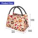 thumbnail image 2 of Easygdp Skull Retro record lips Bolsa de Almuerzo Insulada Reutilizable, Bolsa de Mano y Bandolera para Oficina, Trabajo, Viajes, 2 of 6