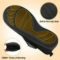 thumbnail image 3 of Barerun Women's Wide Diabetic Slippers Adjustable for Swollen Feet Indoor Outdoor House Shoes, 3 of 8