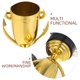 thumbnail image 3 of KAKOWELY 24 trofeos pequeños para niños, mini copas de oro para premios de fiesta, premios deportivos y trofeos de plástico dorado para competiciones., 3 of 4