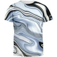 thumbnail image 1 of Liquid Chrome All Over Adult T-Shirt, 1 of 2
