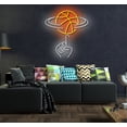 thumbnail image 3 of Basketball Led Sign, Basketball Neon Sign, Wall Decor, Neon Sign, Custom Neon Sign, Home Décor, 3 of 3