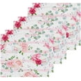 thumbnail image 3 of SKYSONIC Rose Flower Cotton Washcloths Set of 2, Highly Absorbent Soft Fingertip Towel for Bathroom, Gym, Hotel and Spa, 12 x 12 Inch, 3 of 7