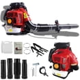 thumbnail image 2 of Floseru 80CC Gas Leaf Blower Backpack 900 CFM 206 MPH 2-Cycle Ergonomic Harness System Low Vibration and Cruise Control Powerful Gas Blowers for Lawn Yard Care Gifts for Dad, 2 of 8