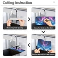 thumbnail image 5 of Yayeee Faucet Mat for Kitchen Sink 14.7" Diatomite Long Splash Guard Pad, Galaxy Pattern, 5 of 7