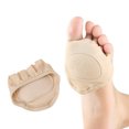 thumbnail image 4 of Almohadillas para los dedos de los pies Calcetines de medio código Alfombrillas de PU para el antepié de color de piel invisible 1 par Yuarrent FS10091-00, 4 of 7