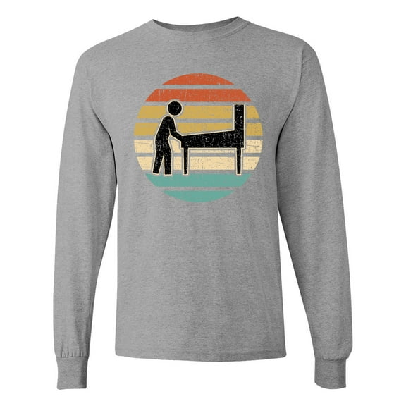 Inktastic Pinball Retro Arcade Game Long Sleeve T-Shirt
