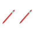 thumbnail image 1 of 2026 Cute Cartoon Erasable Pen, Character Design with Friction Ink, Fun Writing Tool for Kids to Correct Mistakes, Smooth 0.5mm Tip for School Notes - Red*2, 1 of 5