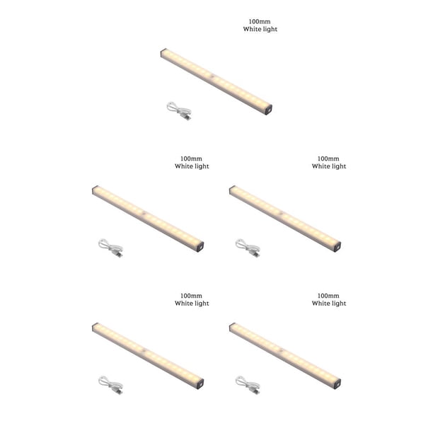 Naiovety Gabinete LED Raya de Luz Sensor de movimiento inteligente Lámpara Cuerpo Inducción Recargable 3 Modelos Luz nocturna