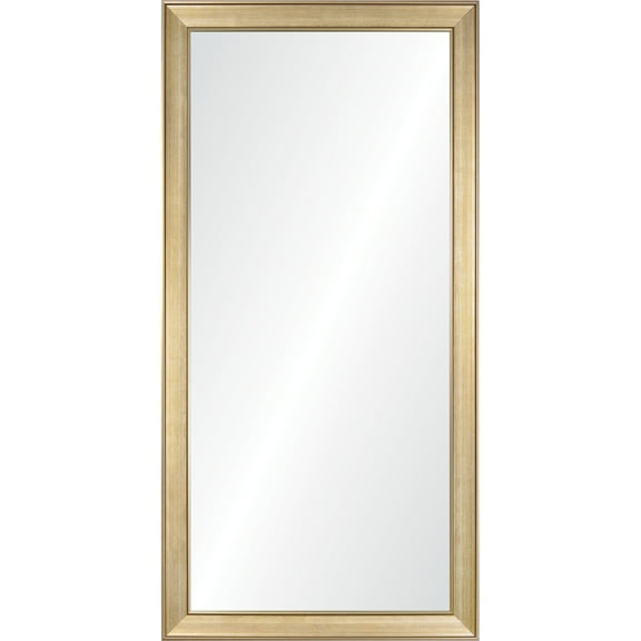 Signature Home Collection Framed Rectangular Wall Mirror - 60" - Antique Gold and Clear