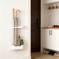 thumbnail image 4 of Bathroom Slipper Rack Bathroom Shoe Drying Rack Wall-Mounted Umbrella Shelf For Behind The Door, 4 of 6