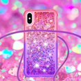 thumbnail image 4 of Funda para iPhone X/iPhone XS Brillantina Líquida Divertida Reluciente y con Cristales en Movimiento Cuerpo Cruzado con Cordón Ajustable, 4 of 5