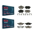thumbnail image 1 of CMX Front Rear Ceramic Brake Pads Kit for Car Mini Cooper with 294mm Diameter Rotor KCX-100074, 1 of 9