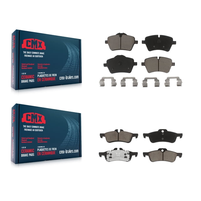 CMX Front Rear Ceramic Brake Pads Kit for Car Mini Cooper with 294mm Diameter Rotor KCX-100074