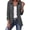 A04 Solid-bu1, variant on Women'S Open Front Jackets Ruffle Peplum Lapel Jacket Long Sleeve Outwear