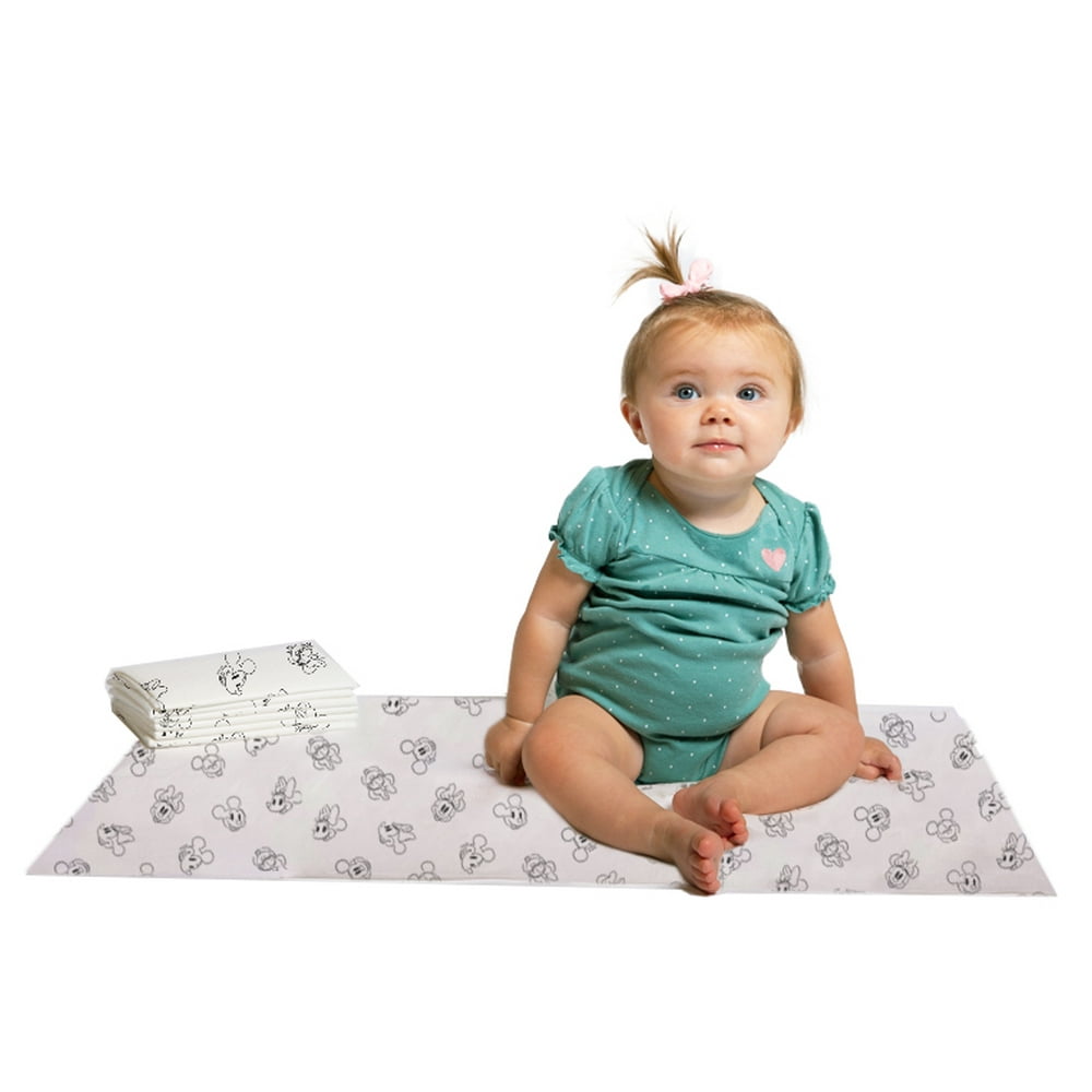 Disney Baby Disposable Changing Pads, 24 pack Absorbent & Leak