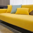 thumbnail image 3 of Funda de sofá de chenilla de color sólido, funda de sofá universal antideslizante, alfombrilla protectora para sofá, decoración de sala de estar, cojín de sofá, 3 of 5