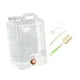 thumbnail image 5 of Contenedor de agua con tapa y asa, capacidad de 28 L, sin depósito, dispensador de bebidas para autocaravanas, bebidas, coche y supervivencia., 5 of 9