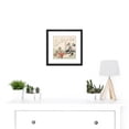 thumbnail image 2 of Hokusai Two Women And Boy At The Brazier Japanese 8X8 Inch Square Wooden Framed Wall Art Print Picture with Mount, 2 of 4