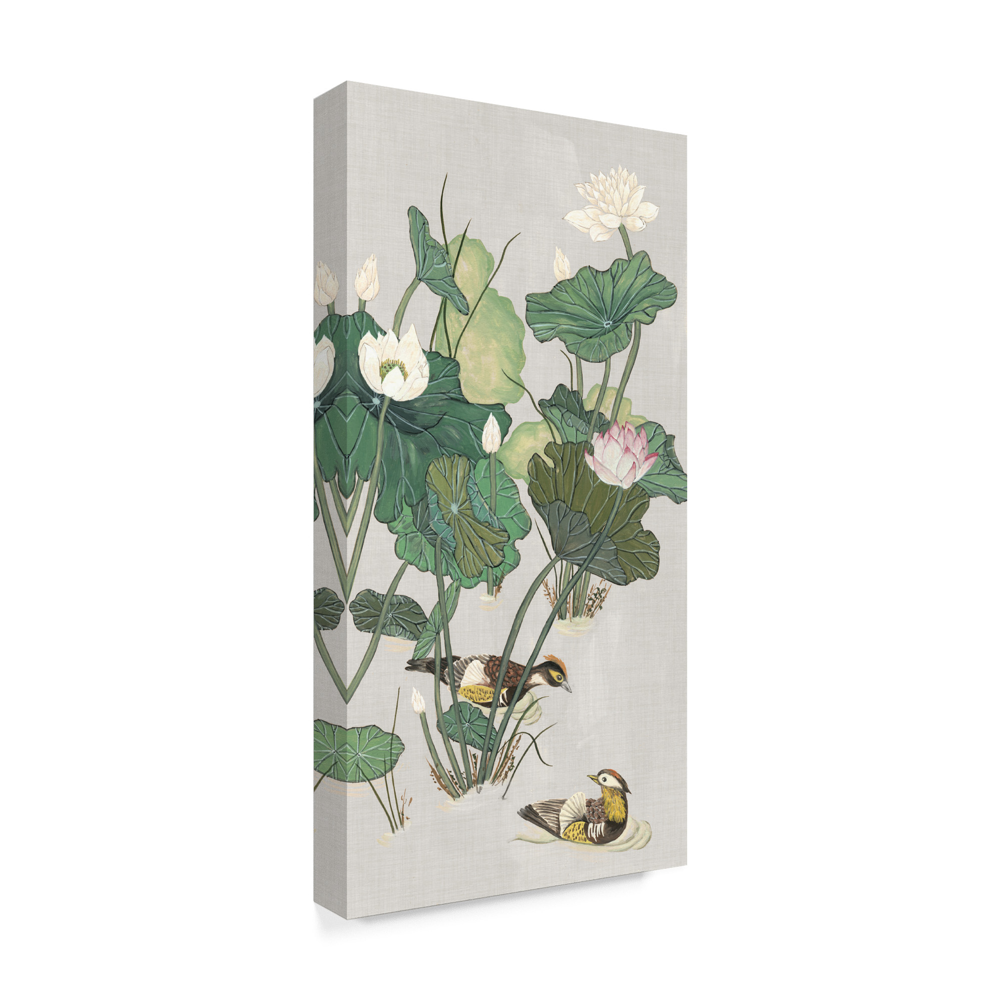 Trademark Fine Art 'Lotus Pond I' Canvas Art by Melissa Wang