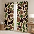 thumbnail image 2 of Feelyou Farmhouse Bear Black Out Curtains, Camo Camouflage Curtains Pack of 2 (42x63 Each), 2 of 6