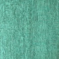thumbnail image 1 of Ahgly Company Machine Washable Indoor Square Solid Turquoise Blue Modern Area Rugs, 8' Square, 1 of 4