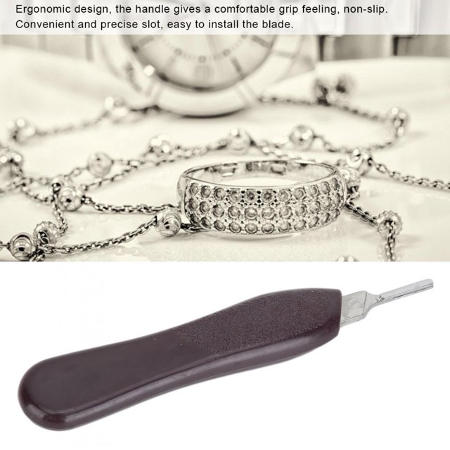 Mango de grabador de joyería mango de bisturí mango de grabador empuñadura de bisturí mango de grabador de joyería de plástico de acero inoxidable empuñadura de ANGGREK Otros