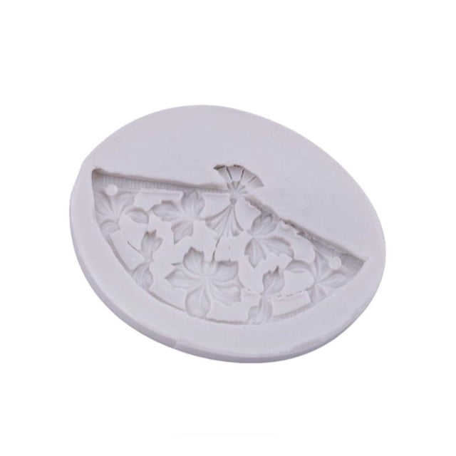 Wosthever Molde de silicona con forma de abanico, Vintage, Flexible, para el hogar, cocina, Fondant, pastel, Mousse, Chocolate, vela, molde, herramienta de Herramientas y accesorios para hornear Wosthever HA080962-00