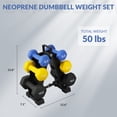 thumbnail image 5 of BalanceFrom Dumbbell Set with Stand (5lbs, 8lbs, 12lbs set), 5 of 7