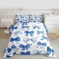 thumbnail image 2 of Castle Fairy Kawaii Bow Knot Twin Comforter Sets,Dreamy Princess Bow-Tie Bedding Set, 2 of 8