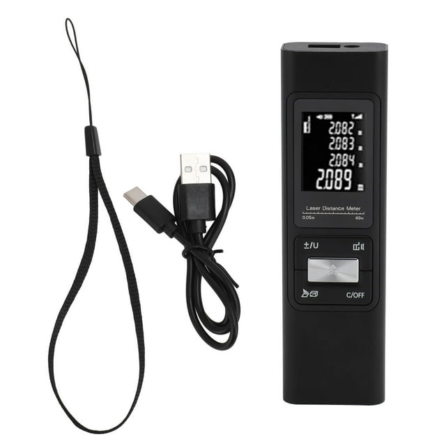 Medición láser Medición láser multifuncional Herramienta de medición láser bilateral Líneas cruzadas Batería de 500 mAh Medidor de distancia láser digital con ANGGREK Otros