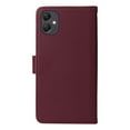thumbnail image 4 of SaniMore for Samsung Galaxy A54 5G Wallet Case, Detachable Strong Magnetic PU Leather Flip Cover PU Leather Magnetic Shell Card Slots Cash Pocket Wristlet Strap Full Protective Stand Shell, Winered, 4 of 12