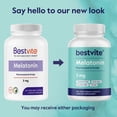thumbnail image 3 of Melatonin 3mg (240 Vegetarian Capsules)-No Crospovidone - No Dextrose - No Dicalcium Phosphate - No Stearates - Vegan - Non GMO - Gluten Free - Easy to Swallow Capsule, 3 of 7