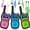 PinkBlueGreen, variant on Wishouse Kids Walkie Talkies 2-Pack, FCC ID:2ACVFM-8B, Rechargeable 22 Channels Two Way Radio with Flashlight & Lanyard (Pink & Blue)