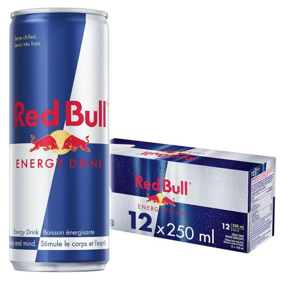 Boisson énergisante Red Bull, 250 ml (paquet de 12) 12 x 250 ml