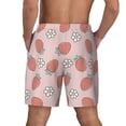 thumbnail image 4 of Uemuo Strawberry And Flowers Pattern Mens Swim Trunks Quick Dry Board Shorts with Mesh Lining, Stretch Beach Shorts Quick Dry No-Chafing Board Shorts-Medium, 4 of 9