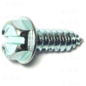 

1/4 x 3/4 Slotted Hex Washer Sheet Metal Screw 100 pieces