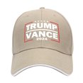 thumbnail image 3 of Trump Vance 2024 Sombrero Bordado Papá Ajustable para Hombres Mujeres (caqui) Rojo, 3 of 5