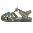 thumbnail image 6 of Viluyesy Boys Girls Jelly Sandals Closed Toe Hook Loop Strap Dinosaur Cartoon Summer Water Beach Shoes for Kids Green Size 8-9 Years, 6 of 9