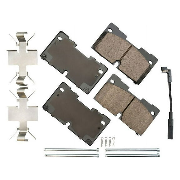 Front Brake Pad Set - Compatible with 2021 - 2025 Chevy Suburban 2022 2023 2024