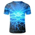 thumbnail image 4 of Landzoo Mens Summer Fashion Simple Color Matching T Shirt With Short Sleeves And Round Neck Cozy Loose Men's Tops, 4 of 4