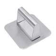thumbnail image 2 of SDNall Steel Rectangular Lattice Meat Press Board With Wooden Handle Meat Press, 2 of 9