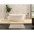 thumbnail image 3 of Manhattan 59" Solid Surface Freestanding Soaking Bathtub White, 3 of 7