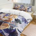 thumbnail image 2 of Genshin Impact zhongli Consistent Build Light Sleep Finition Douce Qualité Hôtelière Housse de Couette à Fermeture Éclair, 2 of 5