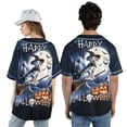 thumbnail image 5 of Happy Halloween Dalmatian Witch Pumpkins Bats All Over Print 3D Baseball Shirt Dog Lover Softball Sport - 13012, 5 of 6