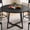 Black, variant on Gasee Dining Table, 43" Round Dining Table, Solid Wood Thickened Table Top Kitchen Dining Table,Dining Table for Dining Room, Home(Only Table),Rustic Brown